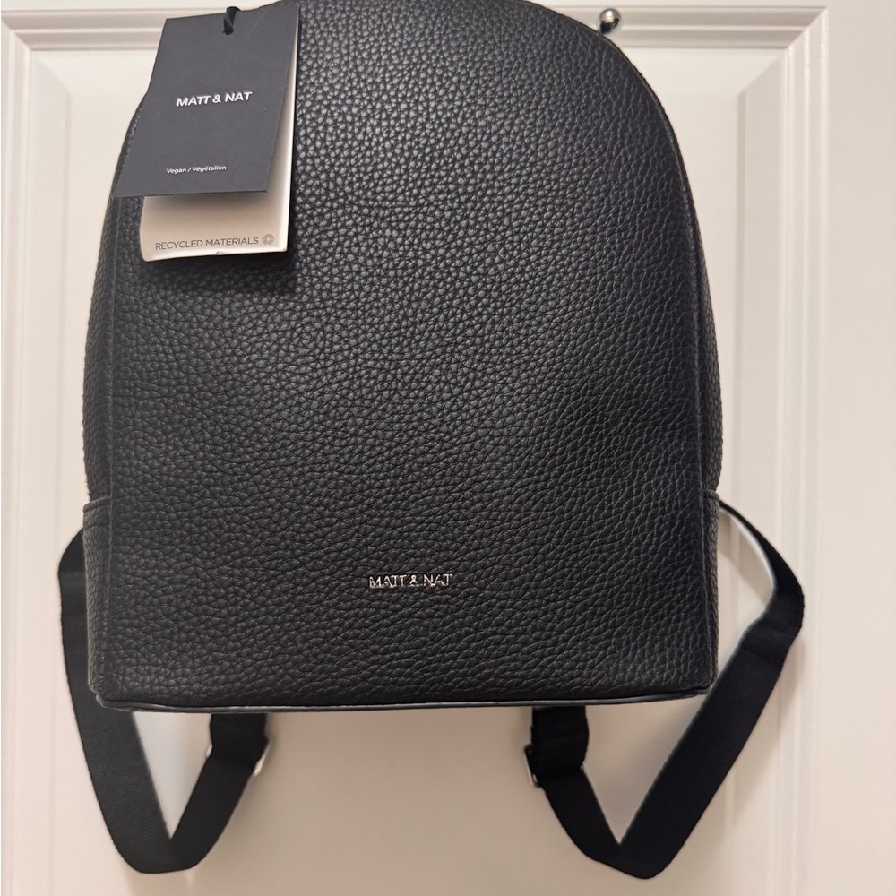 SOLD! Matt & Nat Textured Black Backpack